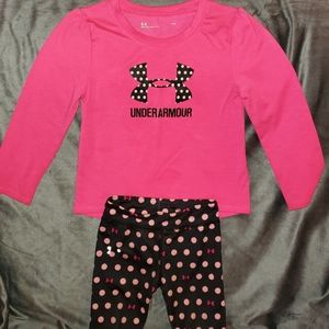 Girls Toddler Under Armour long sleeve outfit